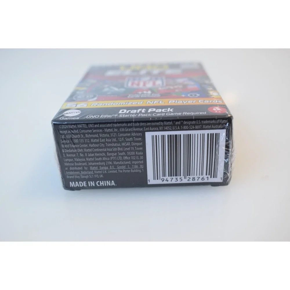 2024 Uno Elite Core Edition NFL Draft Pack + 4 Card Collectible Foil Card Pack
